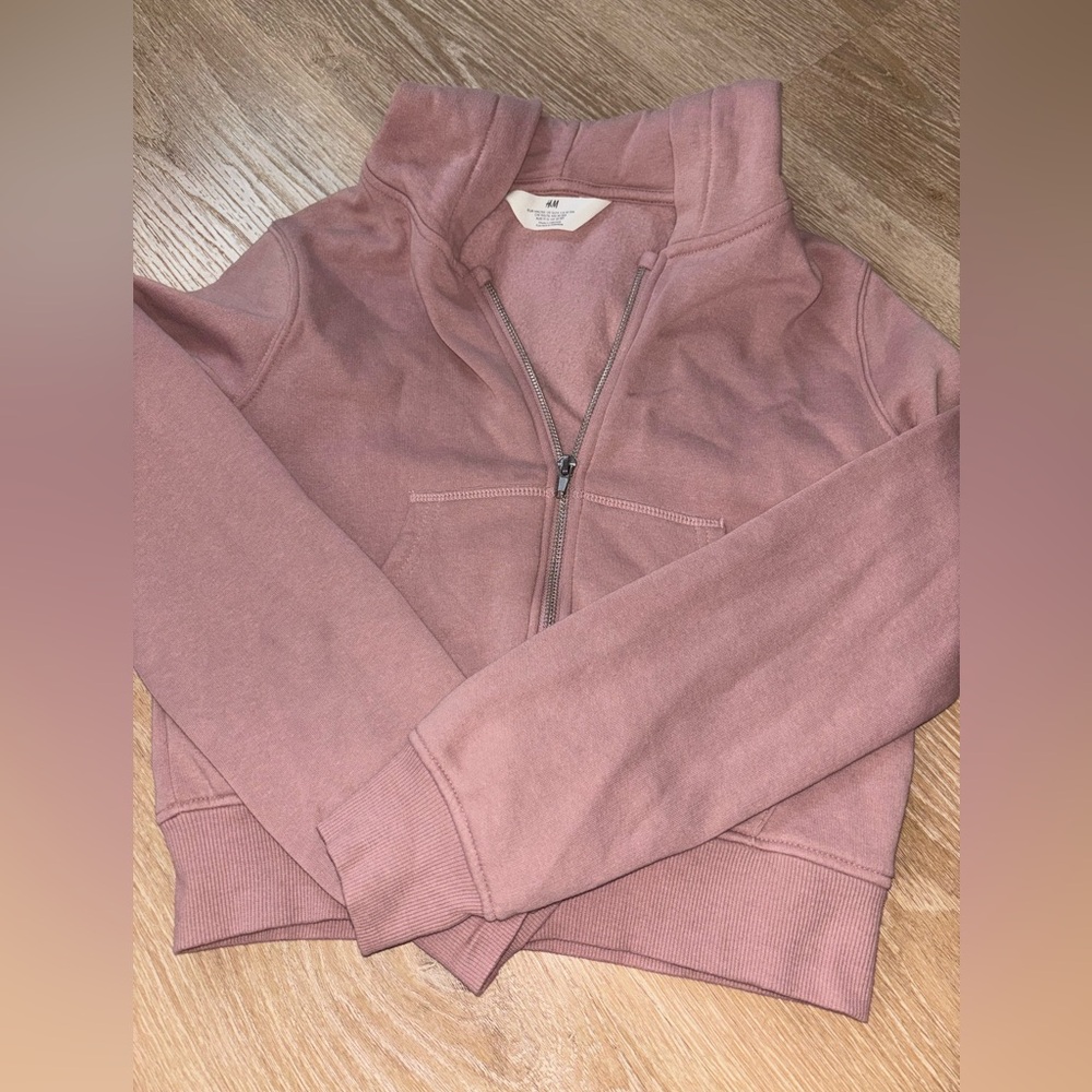 H&M girls zip up hoodie size 12